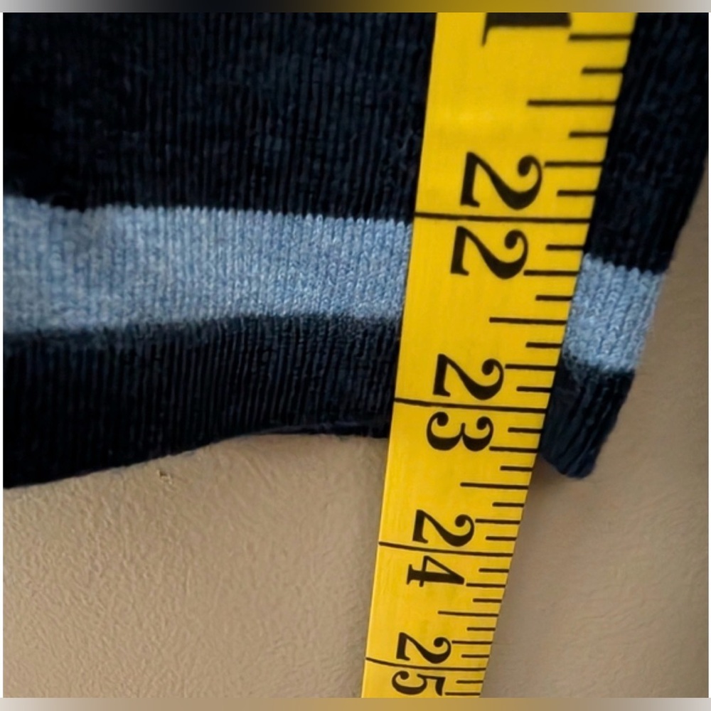 J. McLaughlin Poet Sweater In Stripe, Size:Small, Color: Blue - Picture 8 of 9